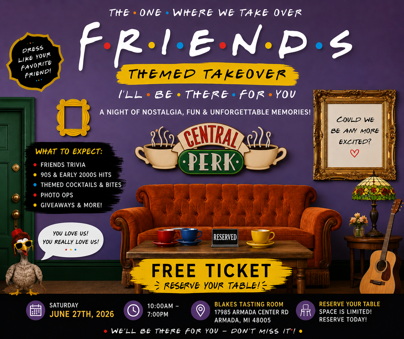 Tasting Room Friends Takeover