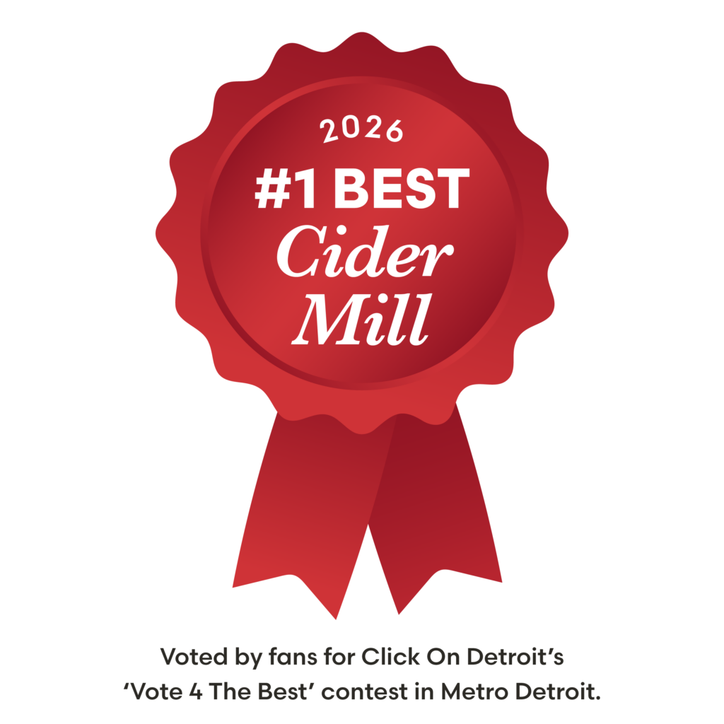 2026 #1 Best Cider Mill Voted by fans for Click On Detroit's vote 4 The Best contest in Metro Detroit